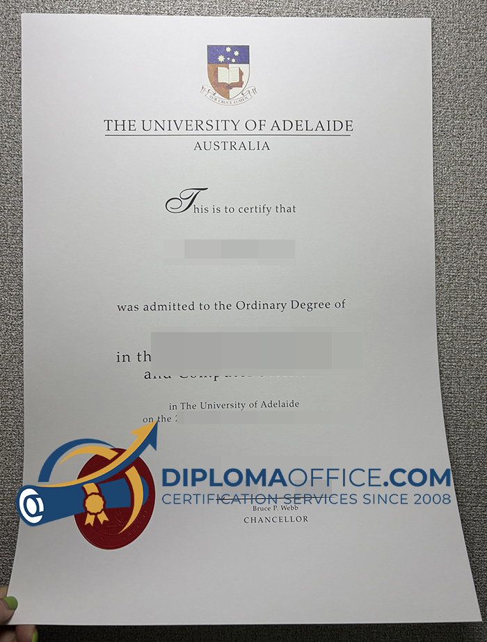 Adelaide University degree