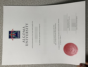Algoma University degree copy
