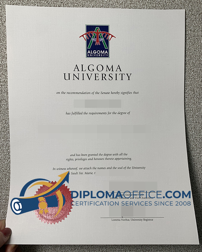 Algoma University degree