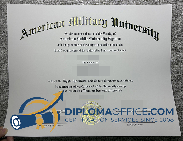 American Military University degree