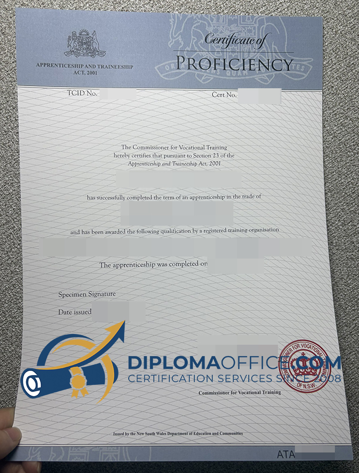 Australia Proficiency Certificate