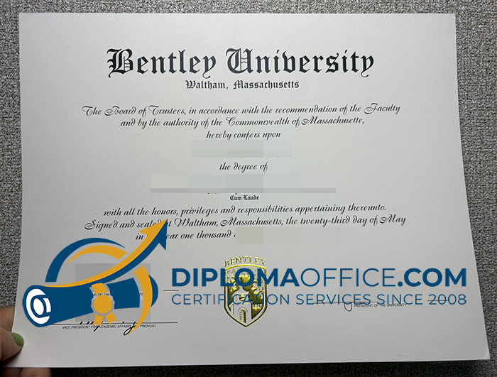 Bentley University degree