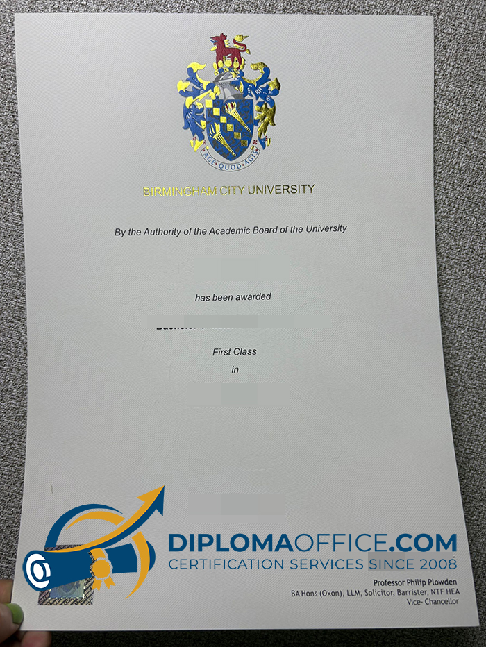 Birmingham City University degree