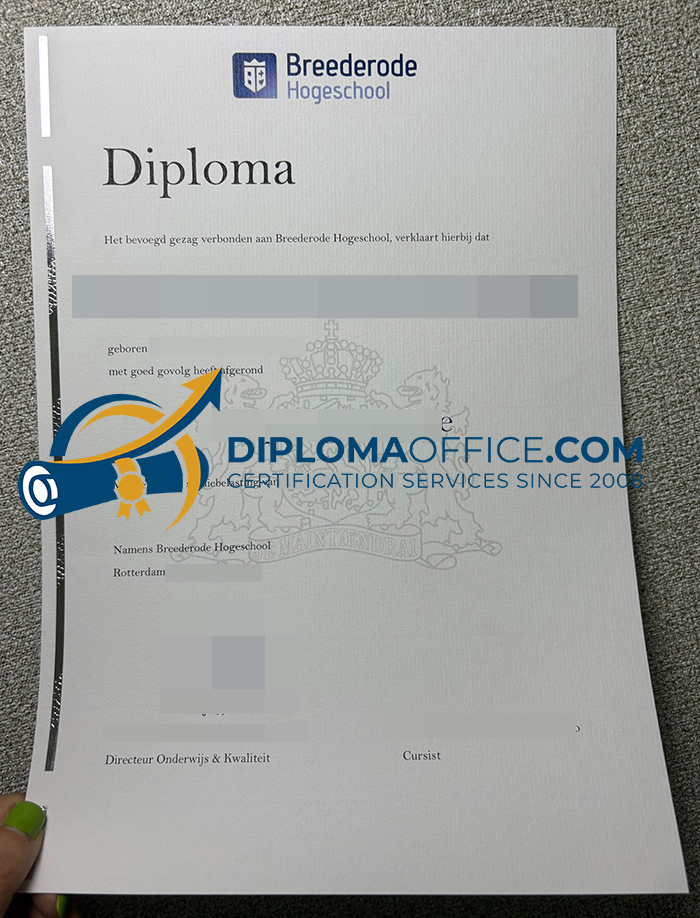 Breederode Hogeschool diploma