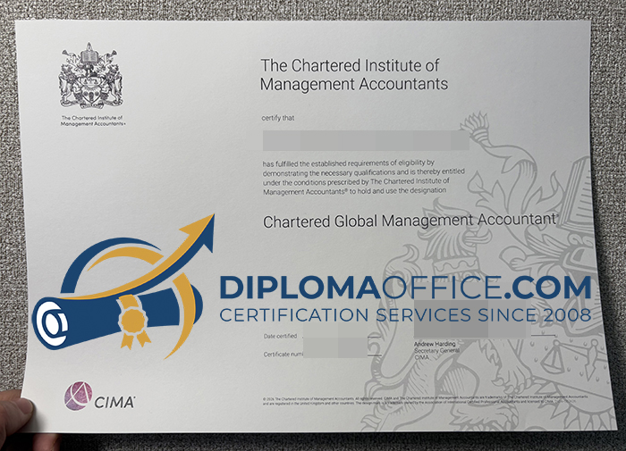 CGMA Certificate