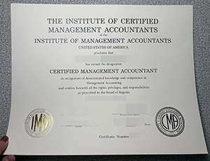 CMA Certificate copy