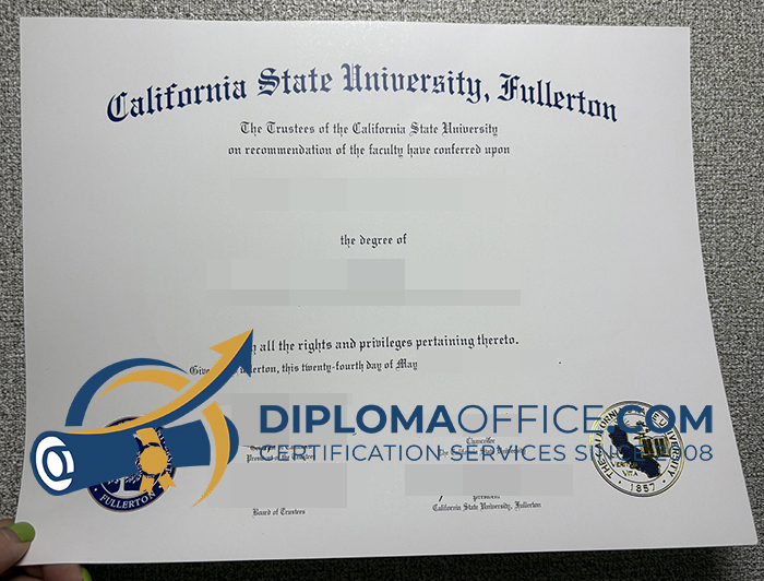 CSUF diploma