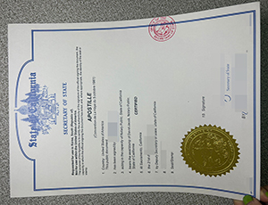 California Apostille copy