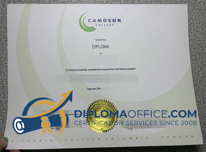 Camosun College diploma