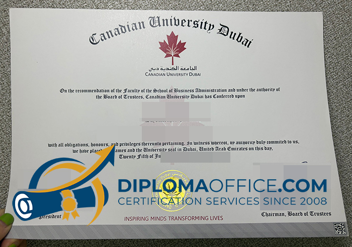 Canadian University Dubai degree