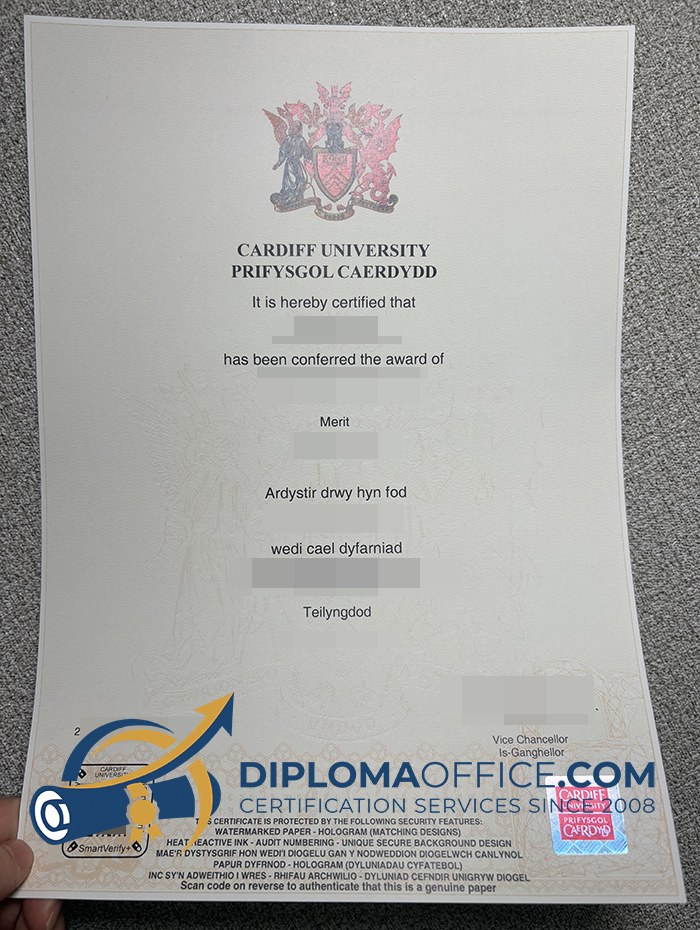 Cardiff University degree