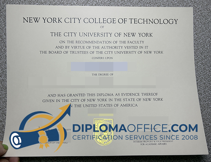 City Tech diploma