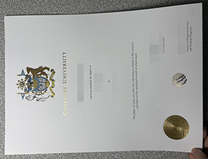Coventry University degree copy