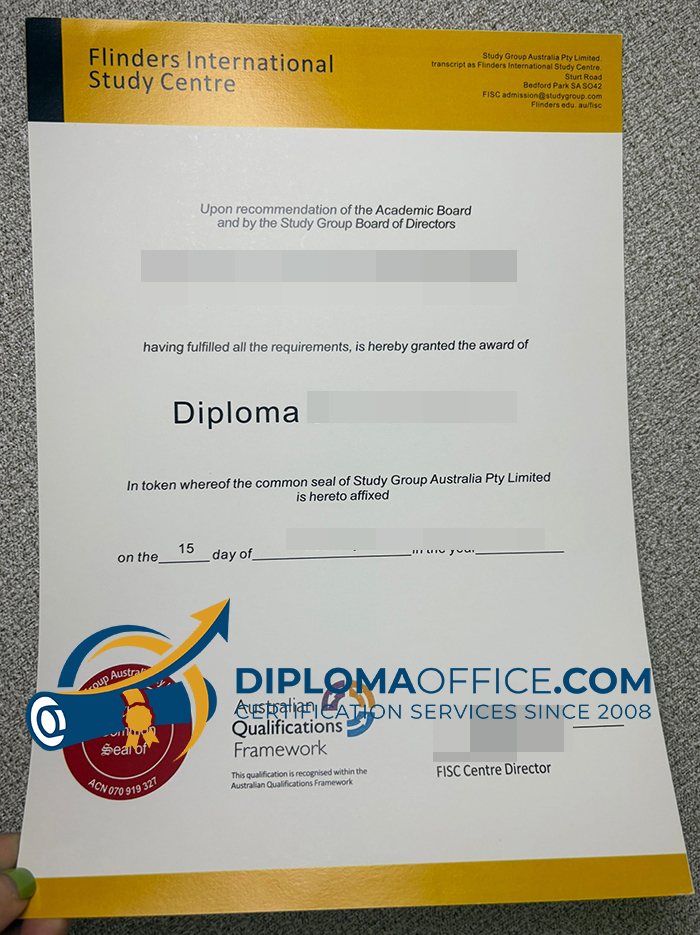 Flinders International Study Centre Diploma