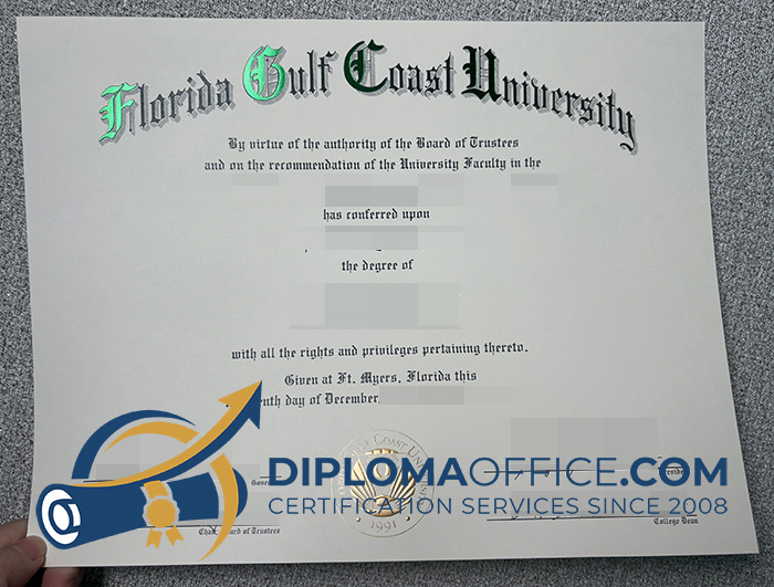 Florida Gulf Coast University degree