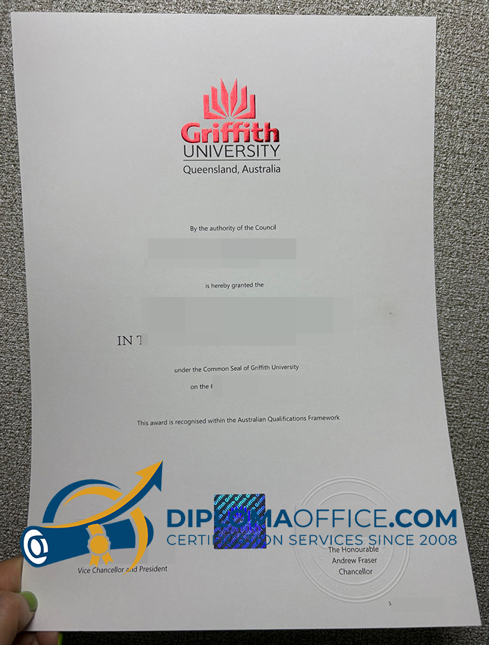 Griffith University degree