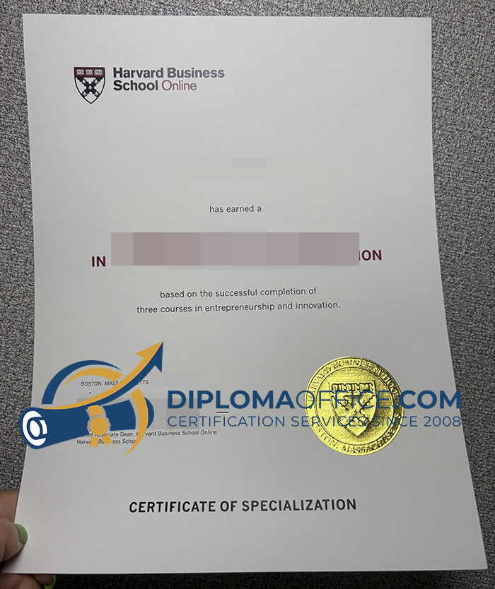 HBS online Certificate
