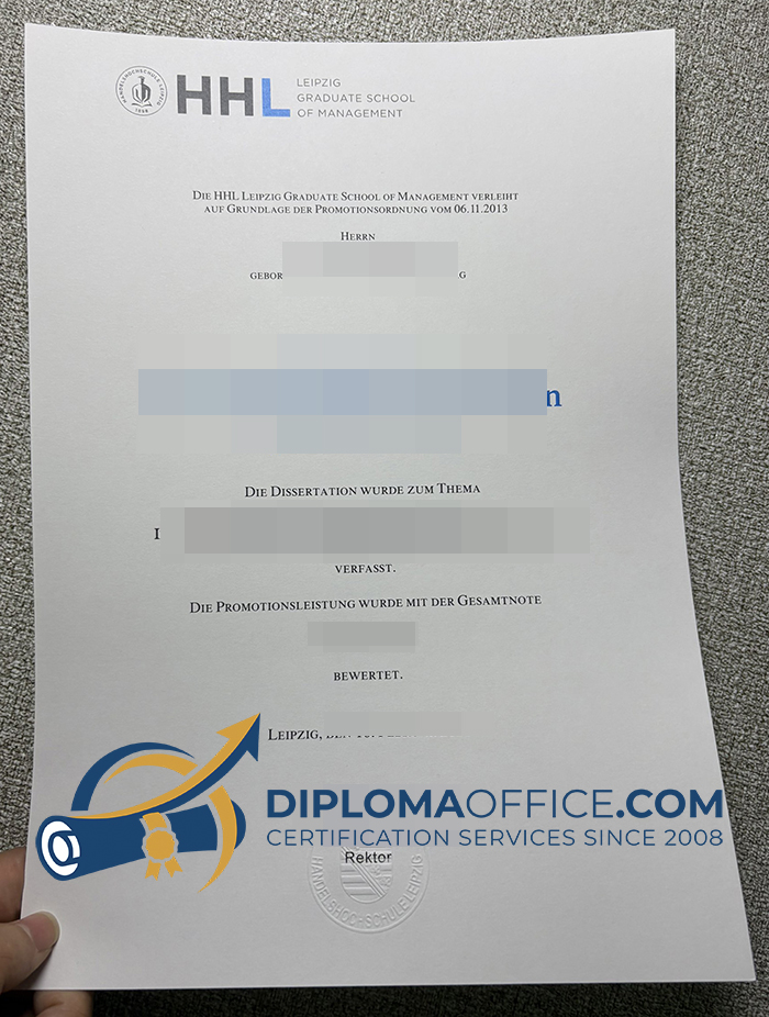 HHL Leipzig Graduate School of Management degree