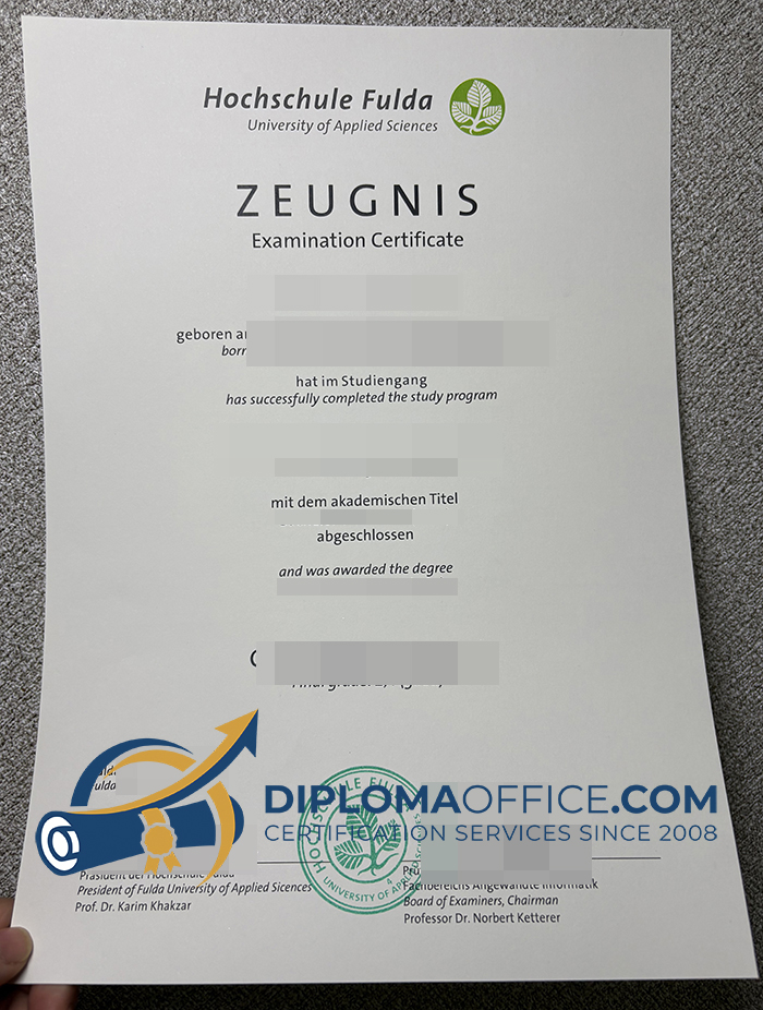 Hochschule Fulda Zeugnis