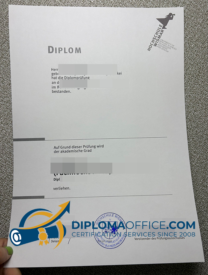 Hochschule Wismar diploma