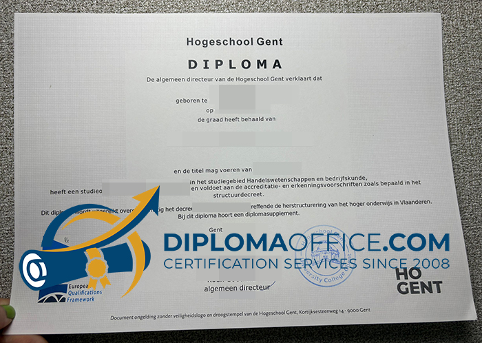 Hogeschool Gent diploma
