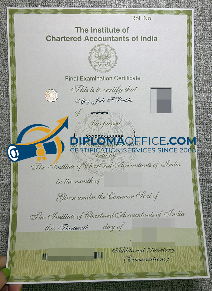 ICAI Certificate