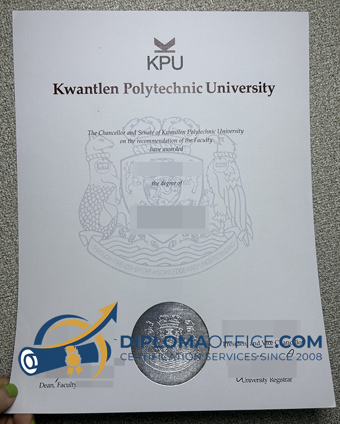 Kwantlen Polytechnic University degree