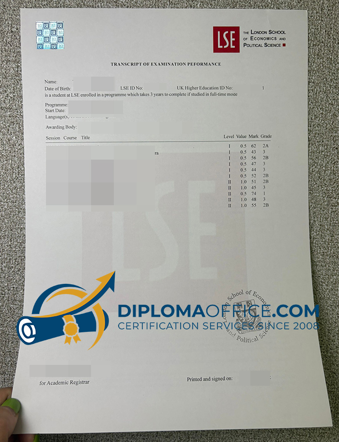 LSE transcript