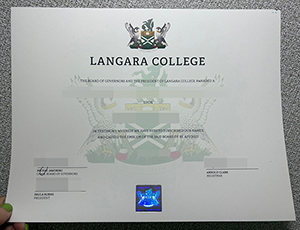 Langara College diploma copy