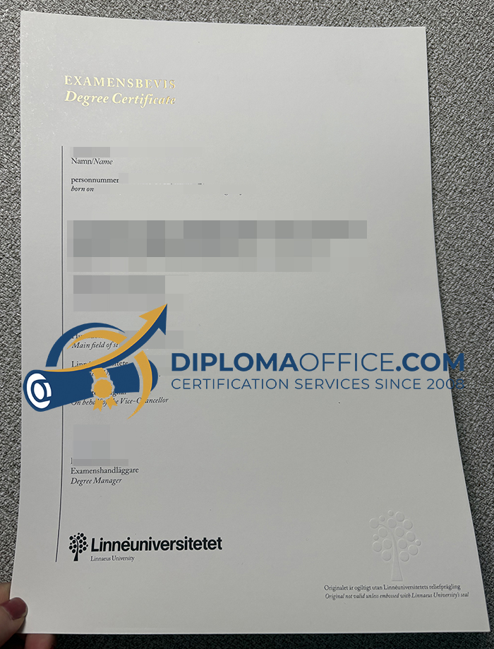 Linnaeus University degree
