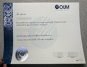 Open University Malaysia degree copy