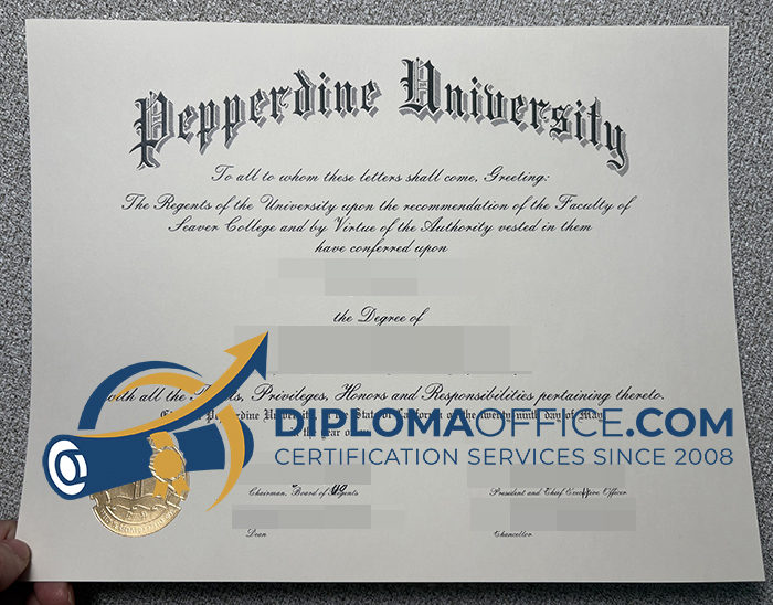 Pepperdine University degree
