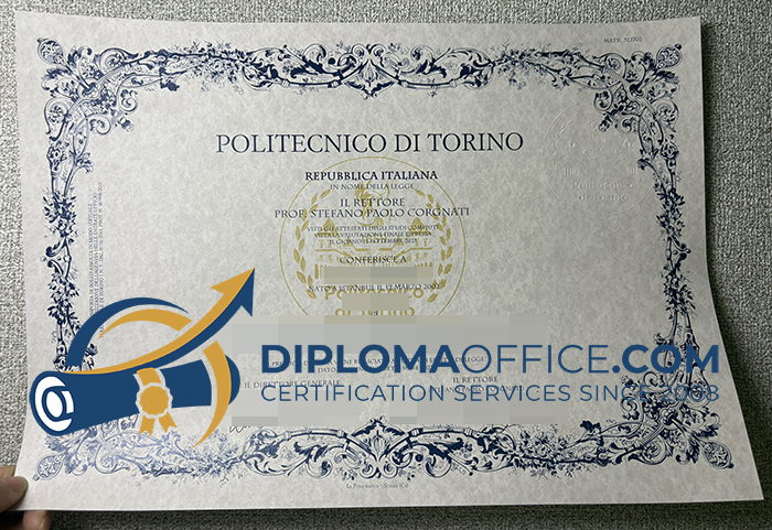 Politecnico di Torino diploma