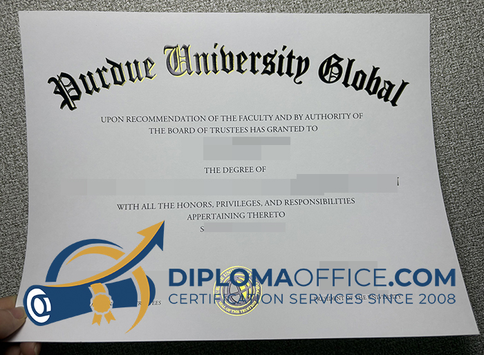 Purdue University Global diploma