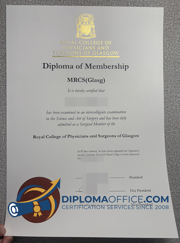 RCPSG diploma