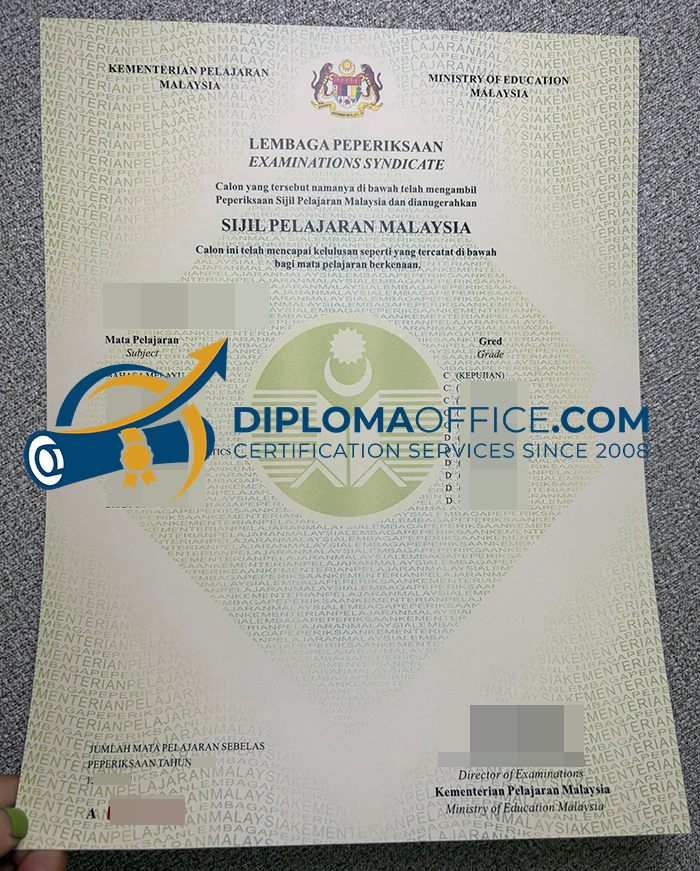 SPM Certificate