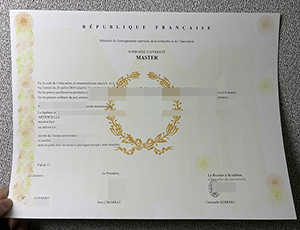 Sorbonne Université diploma copy