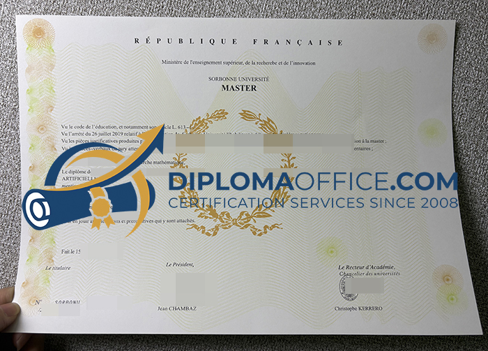 Sorbonne Université diploma