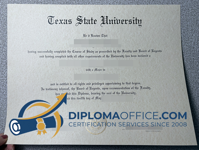 Texas State University degree