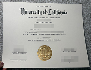 UC Riverside degree copy