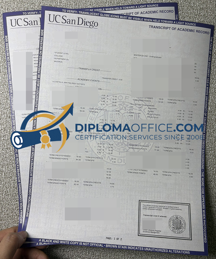 UCSD transcript