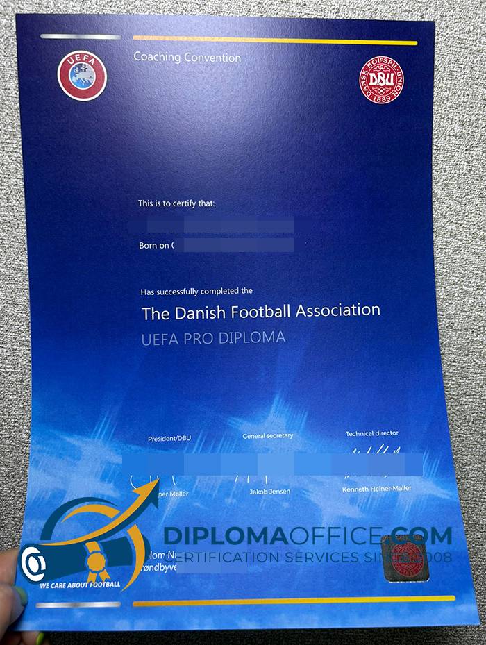 UEFA PRO diploma