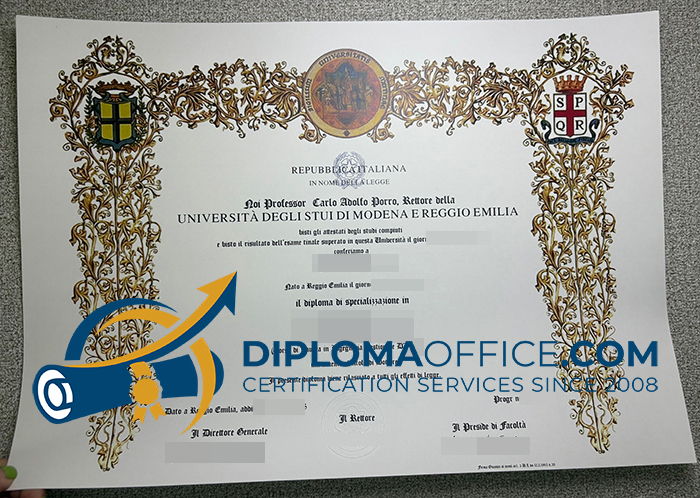UNIMORE diploma
