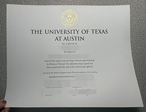 UT Austin degree copy