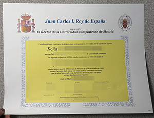 Universidad Autónoma de Madrid degree copy