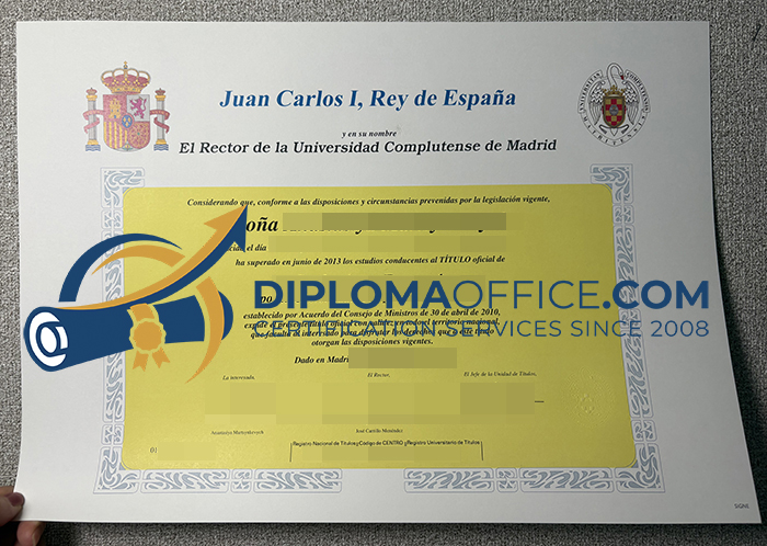 Universidad Complutense de Madrid degree