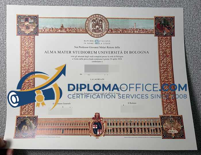 Università di Bologna diploma