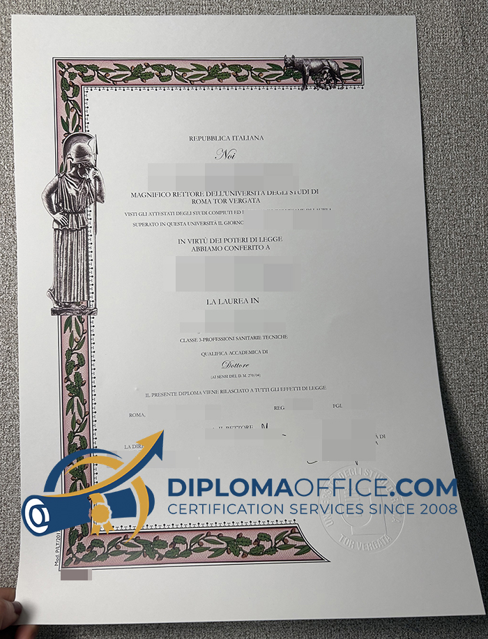Università di Roma Tor Vergata diploma