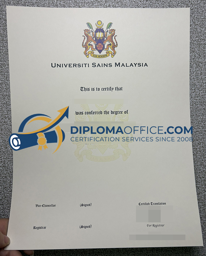 Universiti Sains Malaysia degree