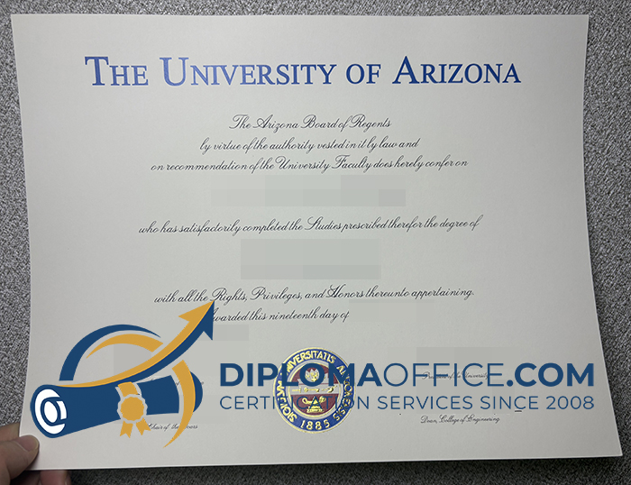 University of Arizona degree